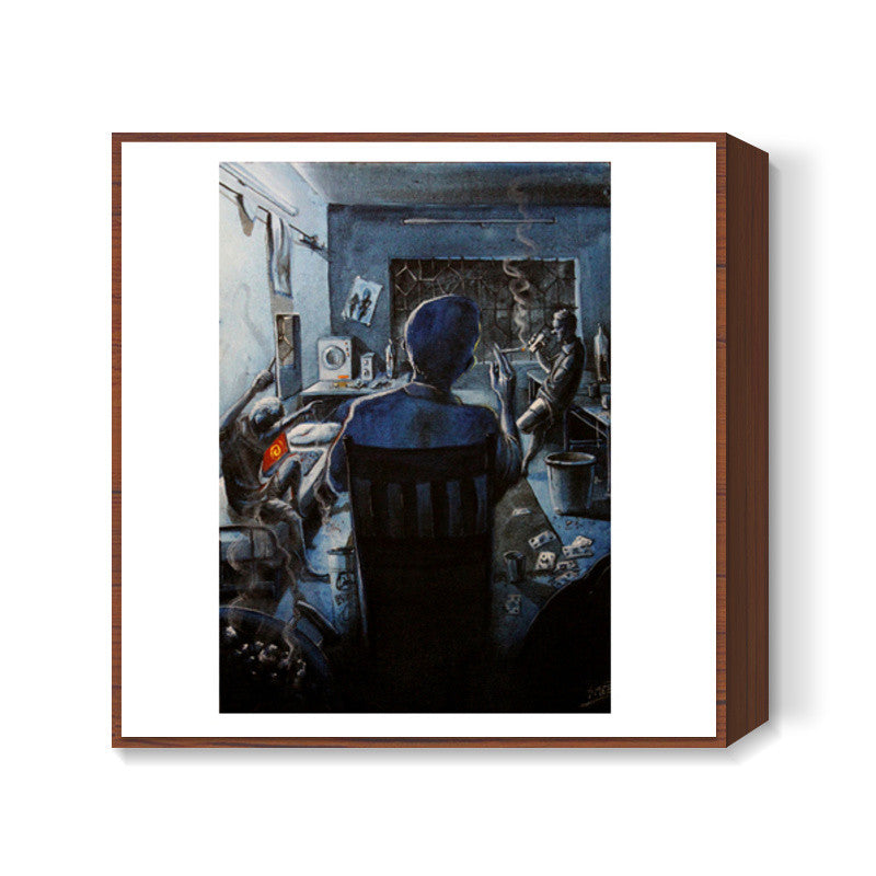 Hostel Saturdays - Painting Square Art Prints