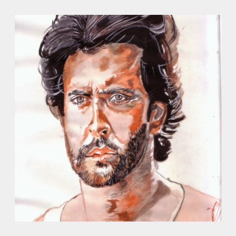 Square Art Prints, Hrithik Roshan is arguably the most handsome superstar Square Art Prints