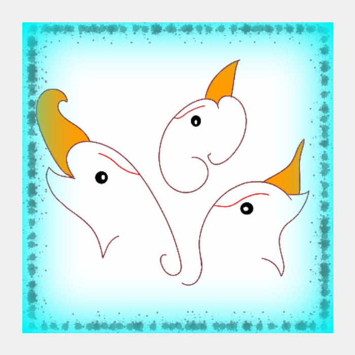 Square Art Prints, Ganesha Square Art Prints | Pratyasha Nithin, - PosterGully