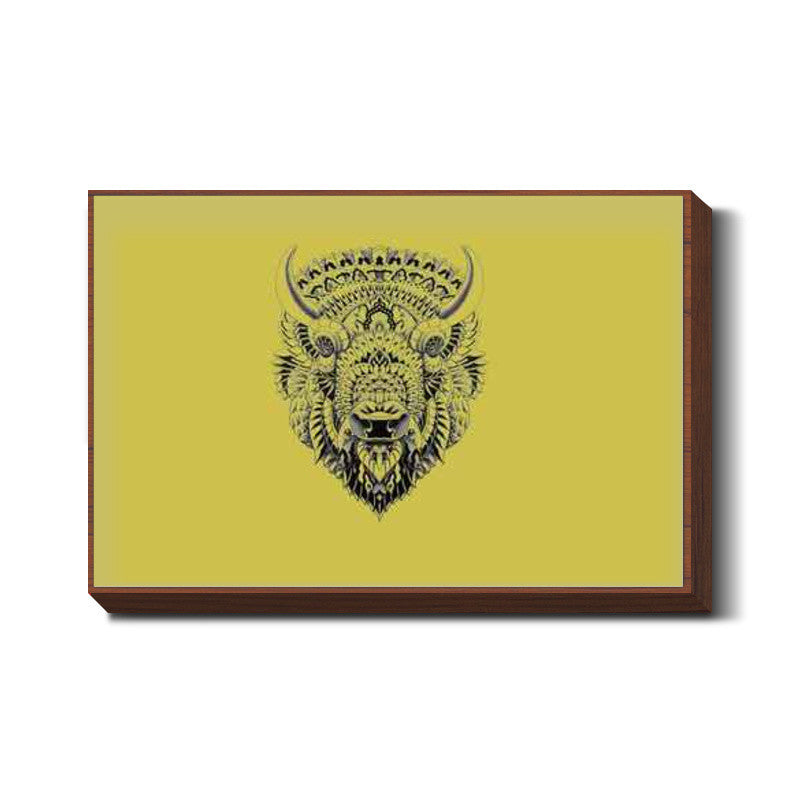rising bull Wall Art