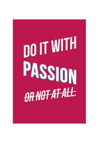 Do it with passion Wall Art