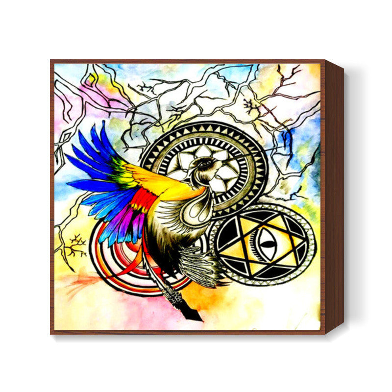 Mocking Bird Square Art Prints