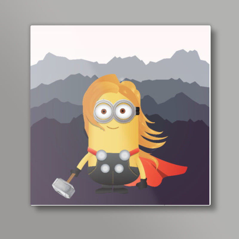 Minion Thor Square Art