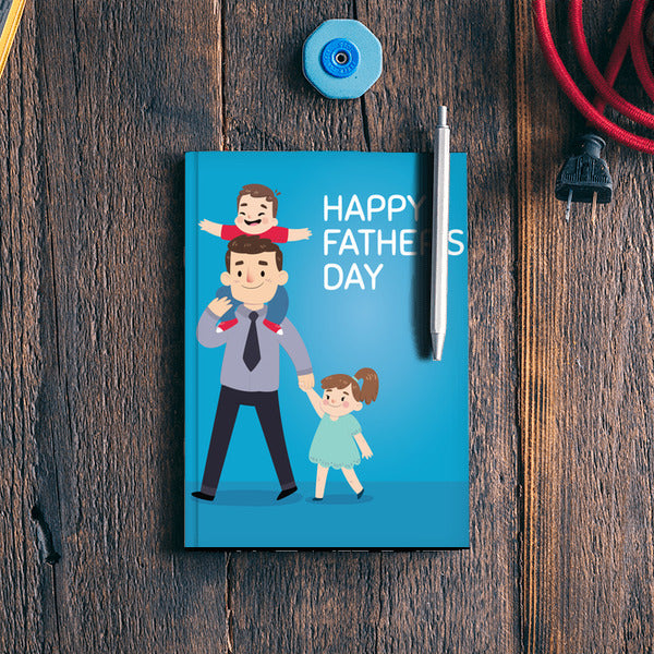 Cute Kids Playing With Dad Fathers Day | #Fathers Day Special Notebook