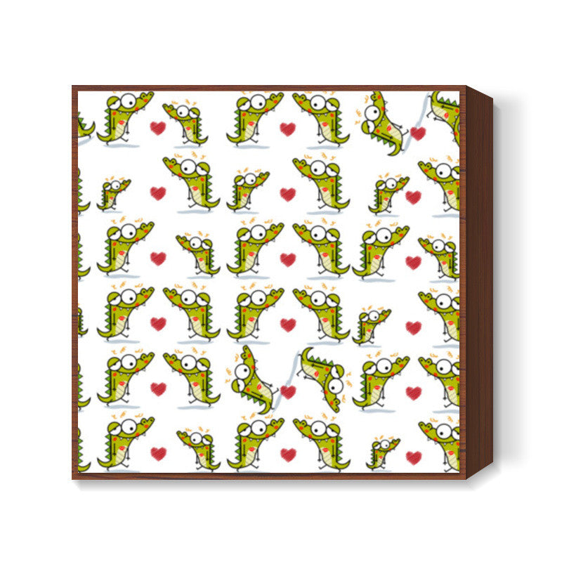 CROC LOVE! Square Art Prints