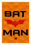 Wall Art, Orange Batman, - PosterGully