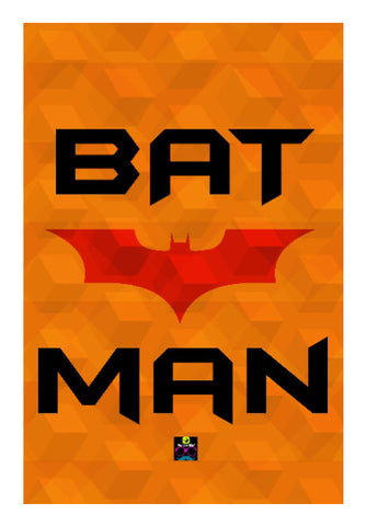 Wall Art, Orange Batman, - PosterGully