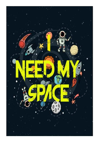 PosterGully Specials, Privacy - I need my space Wall Art
