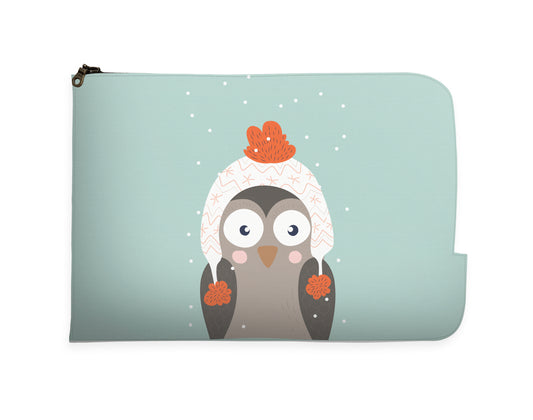 Penguin With Hat Laptop Sleeve