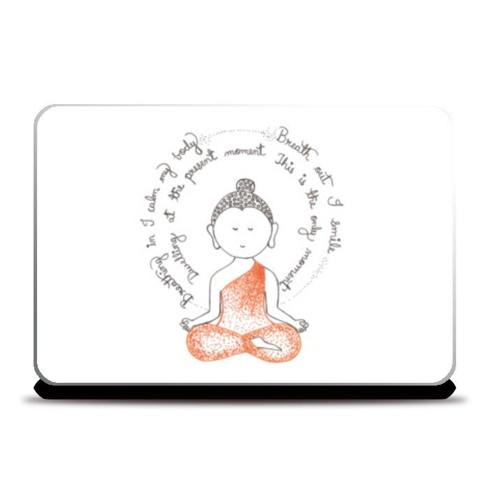 Laptop Skins, Smiling Buddha  Laptop Skins