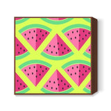 New watermelon Square Art Prints
