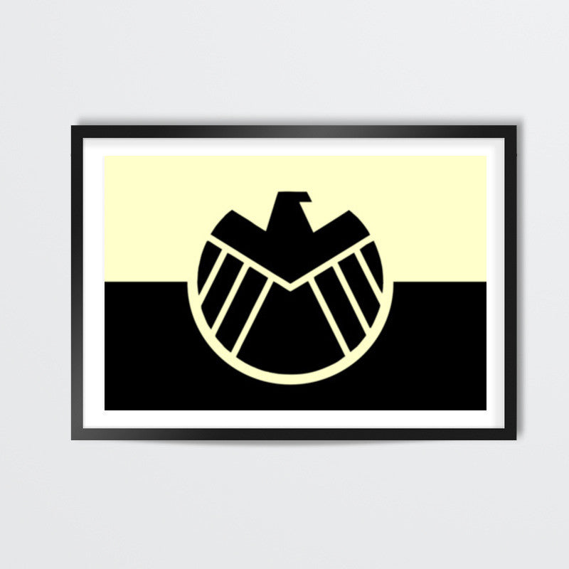 Agents of SHIELD marvel logo Wall Art