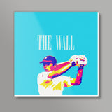 THE WALL DRAWID CRICKET INDIA WORLD CUP  Square Art Prints