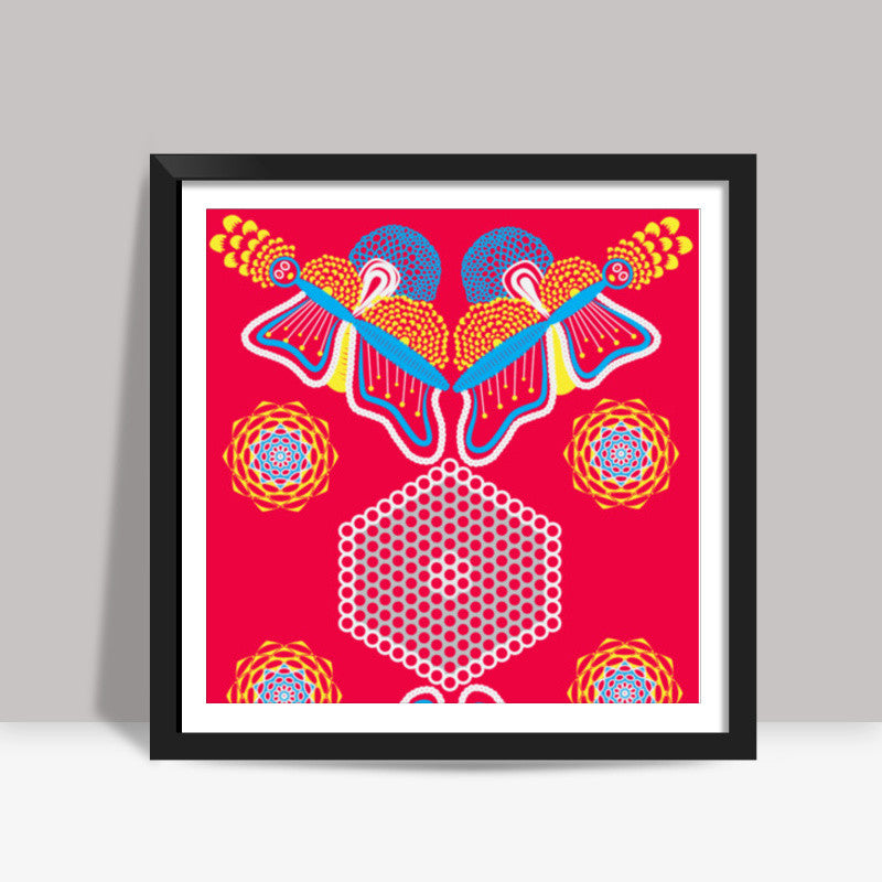 The Flutter-Fly Effect ! Square Art Prints