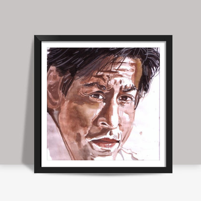 Shah Rukh Khan is a self-made superstar Square Art Prints