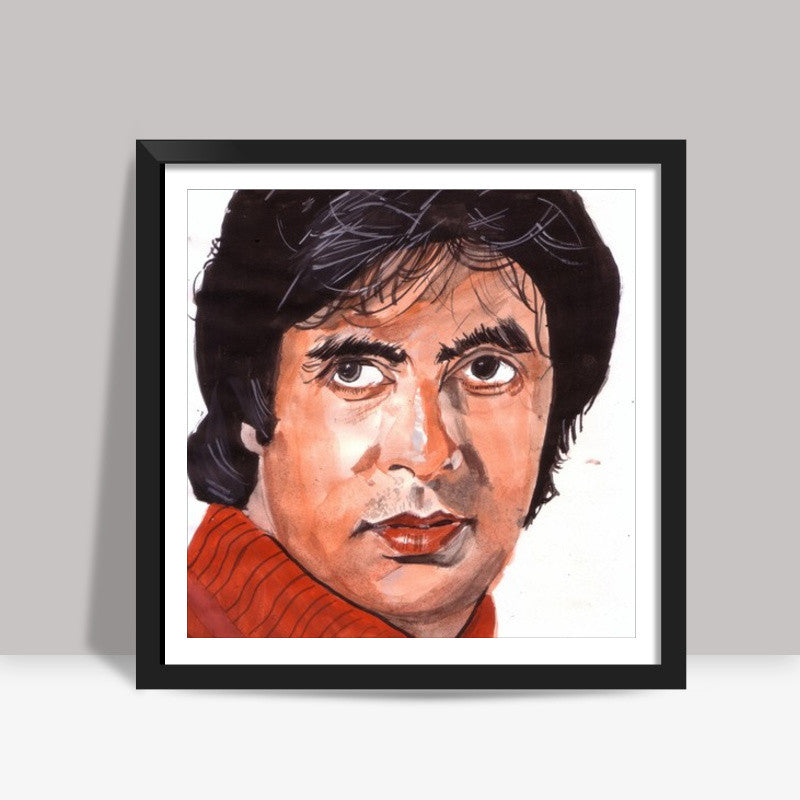 Amitabh Bachchan is the superstar who gets better with age Square Art Prints