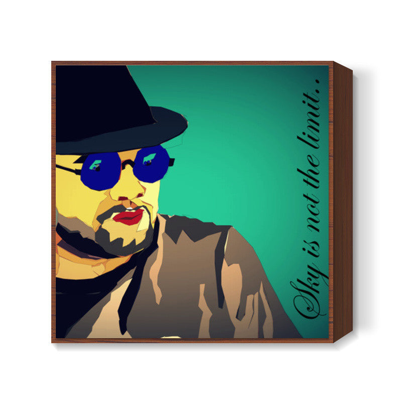 Sky is not the limit Square Art Prints