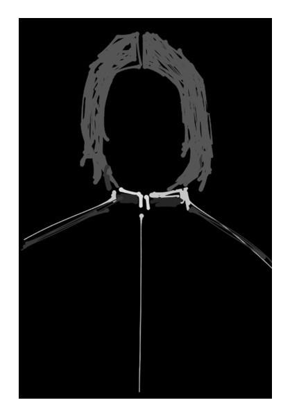 PosterGully Specials, Snape Harry Potter Minimal Doodle Wall Art
