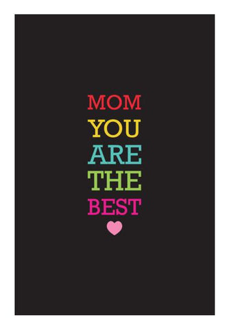 PosterGully Specials, Mom the best typographic Wall Art