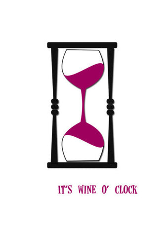 Wine O Clock Wall Art