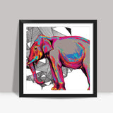 Elephant Dimensions | Lotta Farber Square Ar