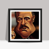 The Godfather | Caricature Square Art Prints