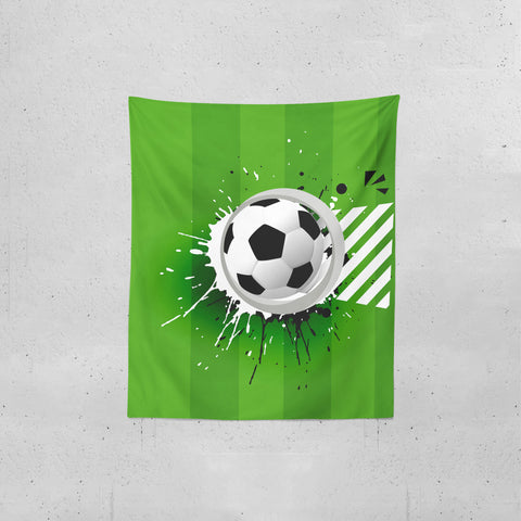Football In Paint Bucket Tapestries | #Footballfan