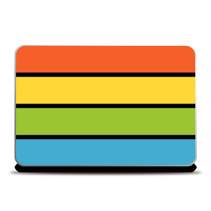 Colorful Stripes Laptop Skins