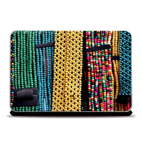 Beads are in fashion. Laptop Skins