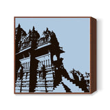 Khajuraho 2 Temples Square Art Prints