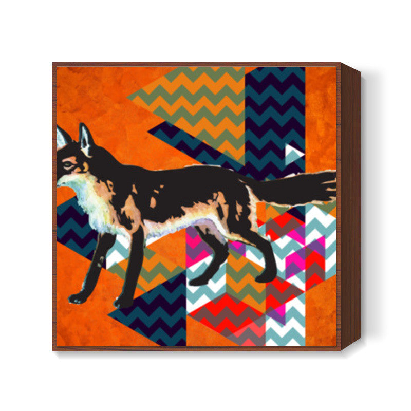 Inspector Fox Square Art | Lotta Farber