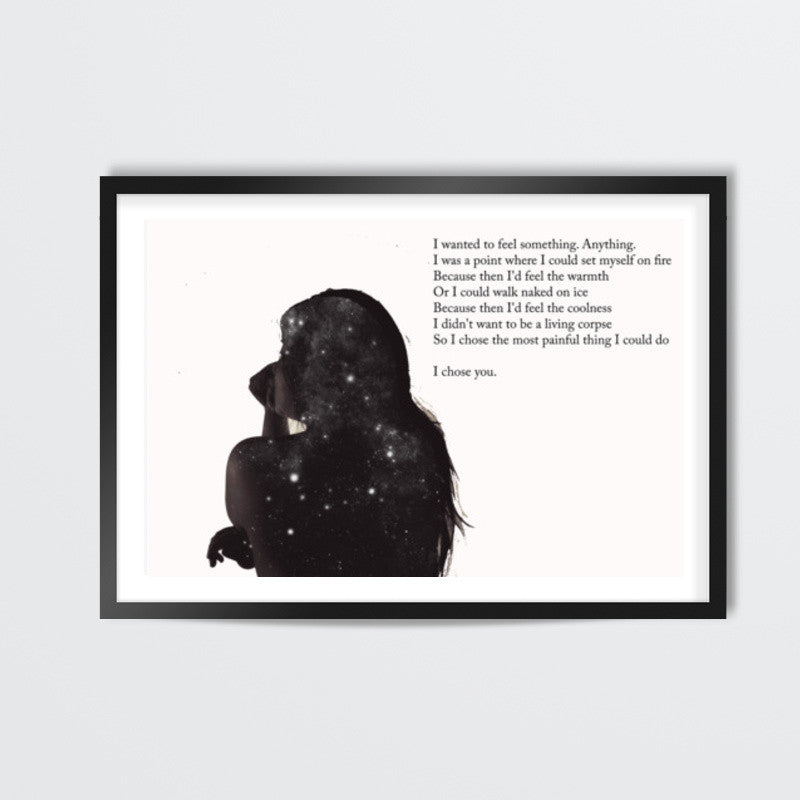I Chose You Wall Art