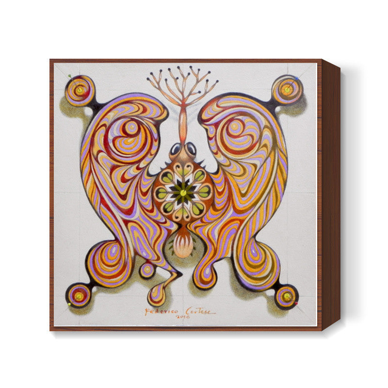 imperial butterfly Square Art Prints