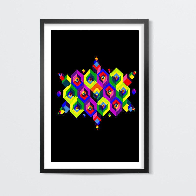 Cube Dimension Wall Art