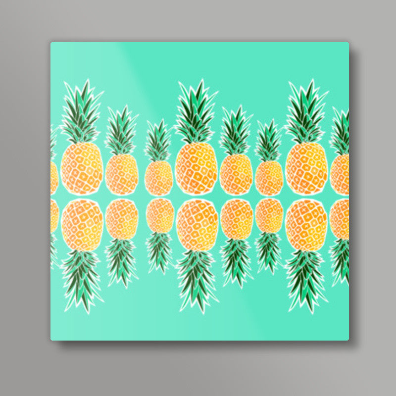 Pineapple Square Art Prints