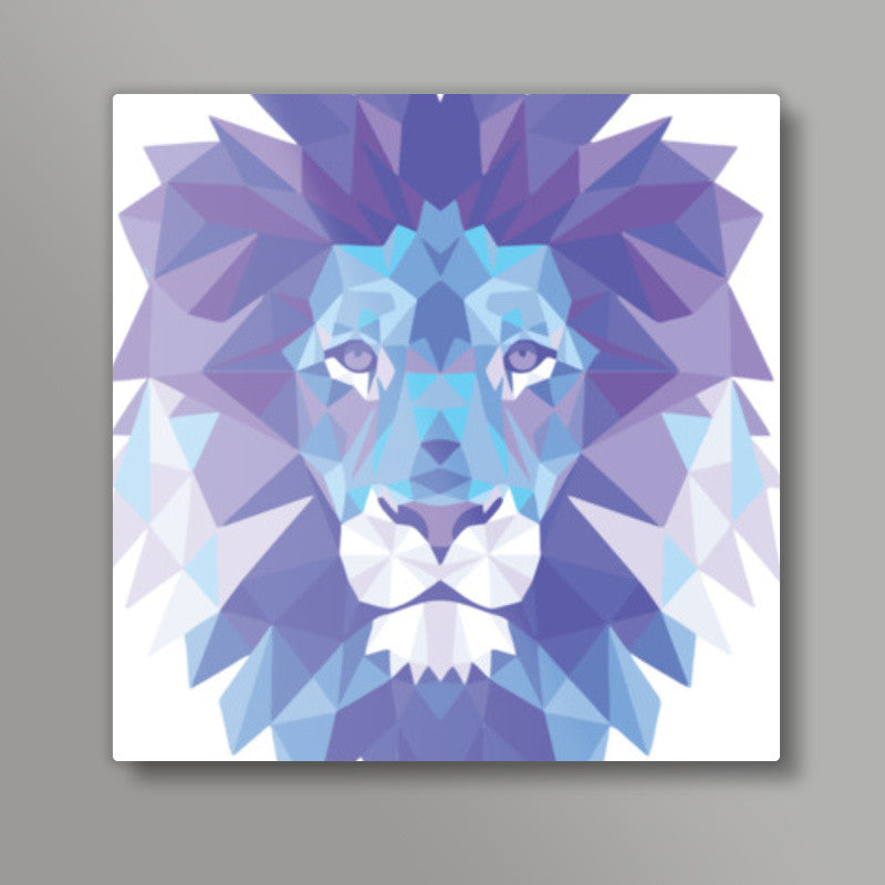 KING LION Square Art Prints