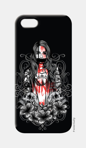 Girl With Tattoo iPhone 5 Cases