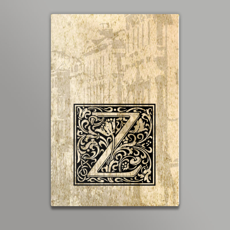 Ornate Z Wall Art