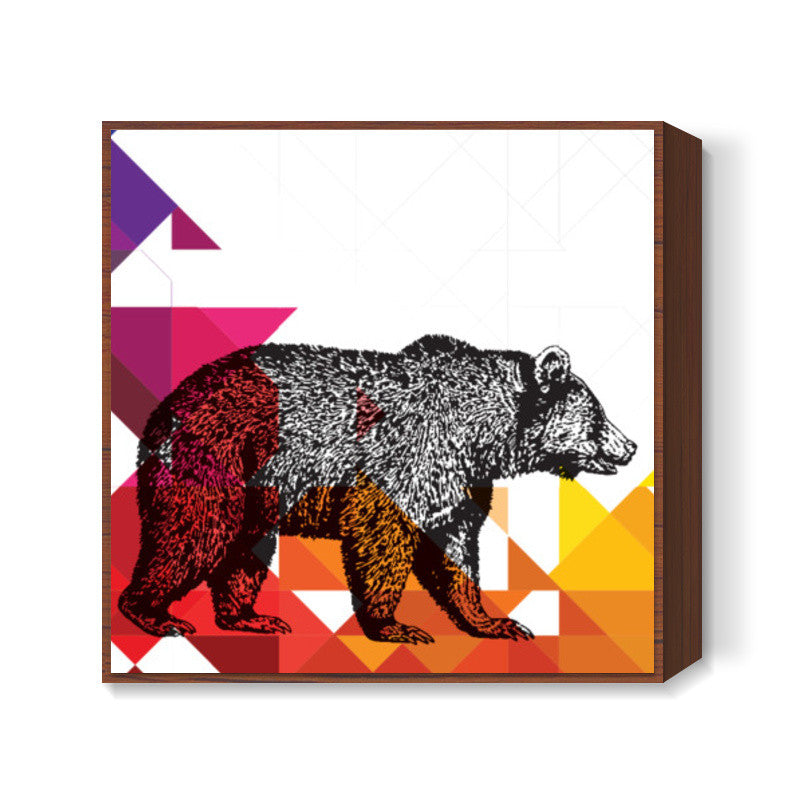 Bear With Me Square Art | Lotta Farber