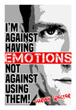 Wall Art, SUITS Harvey Specter Emotions Quote Wall Art