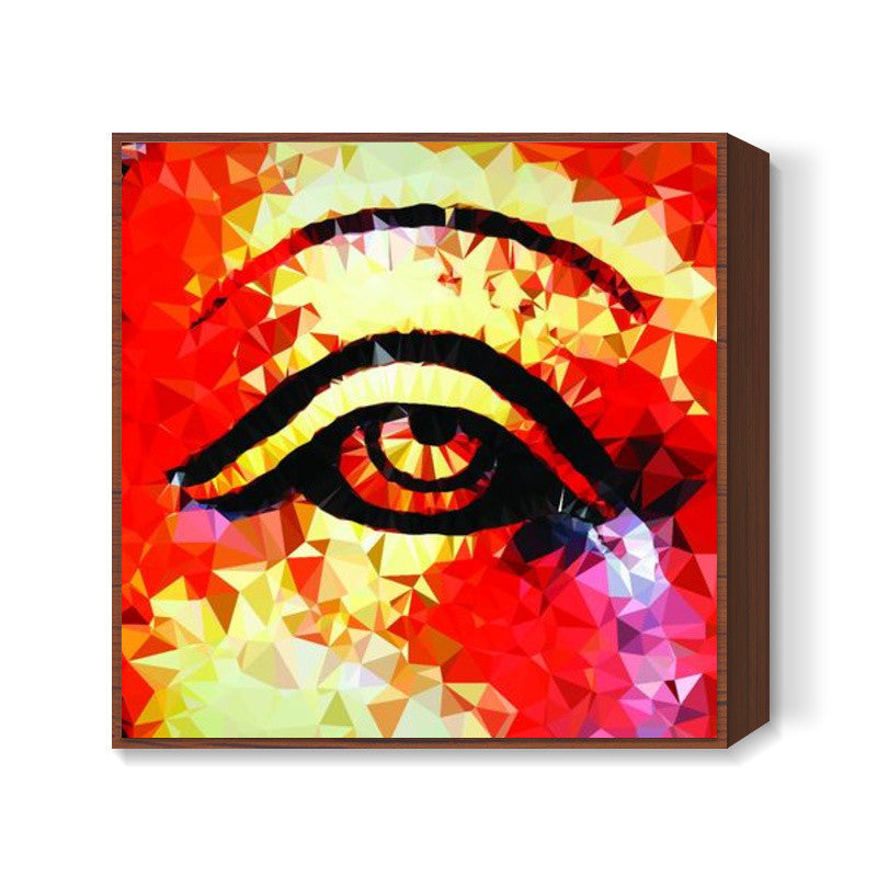 Mangalmurti low poly Square Art | vinayak chincholkar