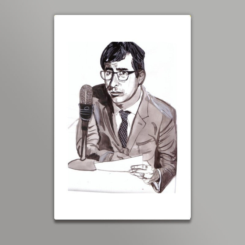 John Oliver believes in the power of comedy Wall Art