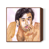 Ranbir Kapoor is a talented actor Square Art Prints