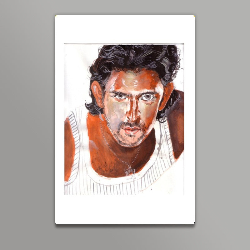 Superstar Hrithik Roshan shines on the silver screen Wall Art