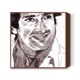 Bollywood star Shashi Kapoor- I smile; therefore I am Square Art Prints