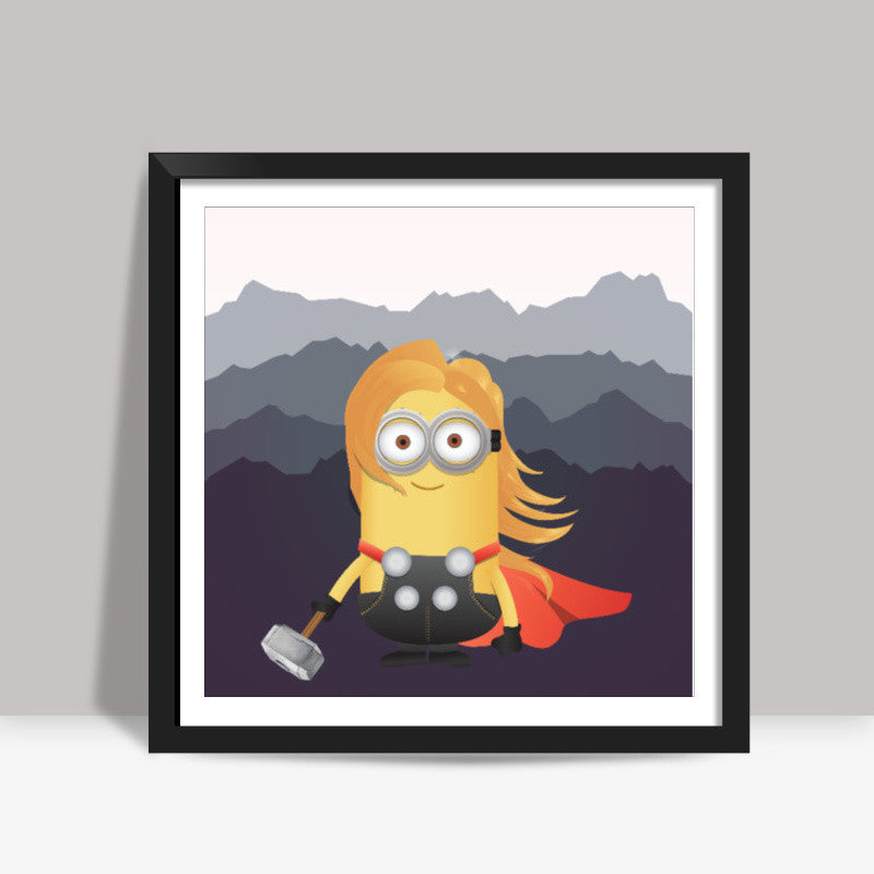 Minion Thor Square Art