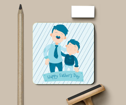 Son With Proud Dad Fathers Day | #Fathers Day Special  Coasters