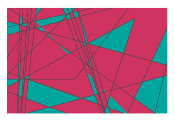 PosterGully Specials, Triangles Wall Art