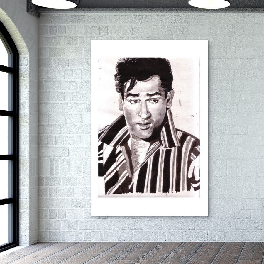 Dance enthusiast and Bollywood star Shammi Kapoor made choreographers dance to his tunes Wall Art