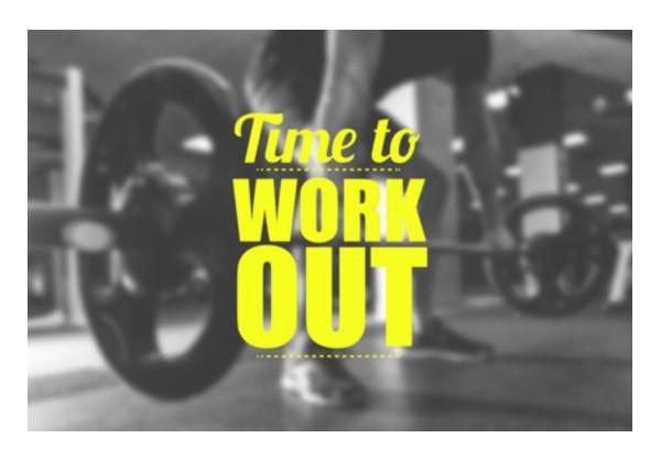 Fitness motivation store wall art